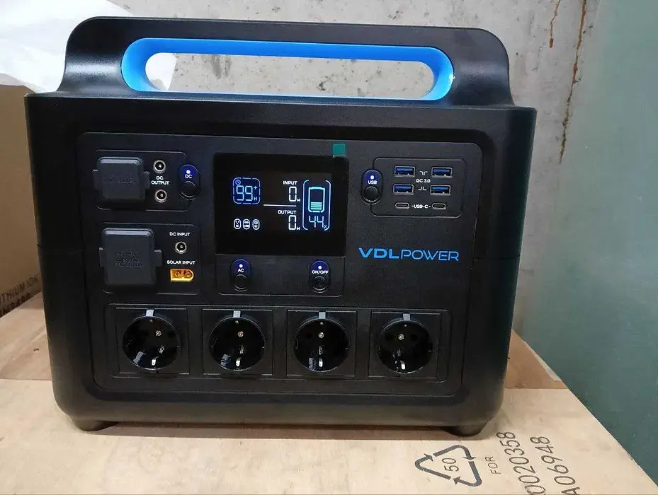 Портативная зарядная станция VDL Power HS1500 1500W 1228 WH - фото 2