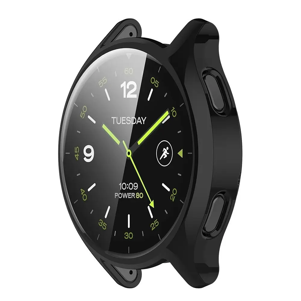 Комплект Tamister для годинника Xiaomi Watch 2 чорний (чохол + металевий ремінець 22 мм) - фото 5