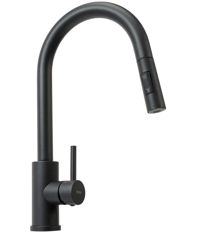 Змішувач для кухні Rea Fresh black black mat REA-B9147, Чорний матовий - фото 7