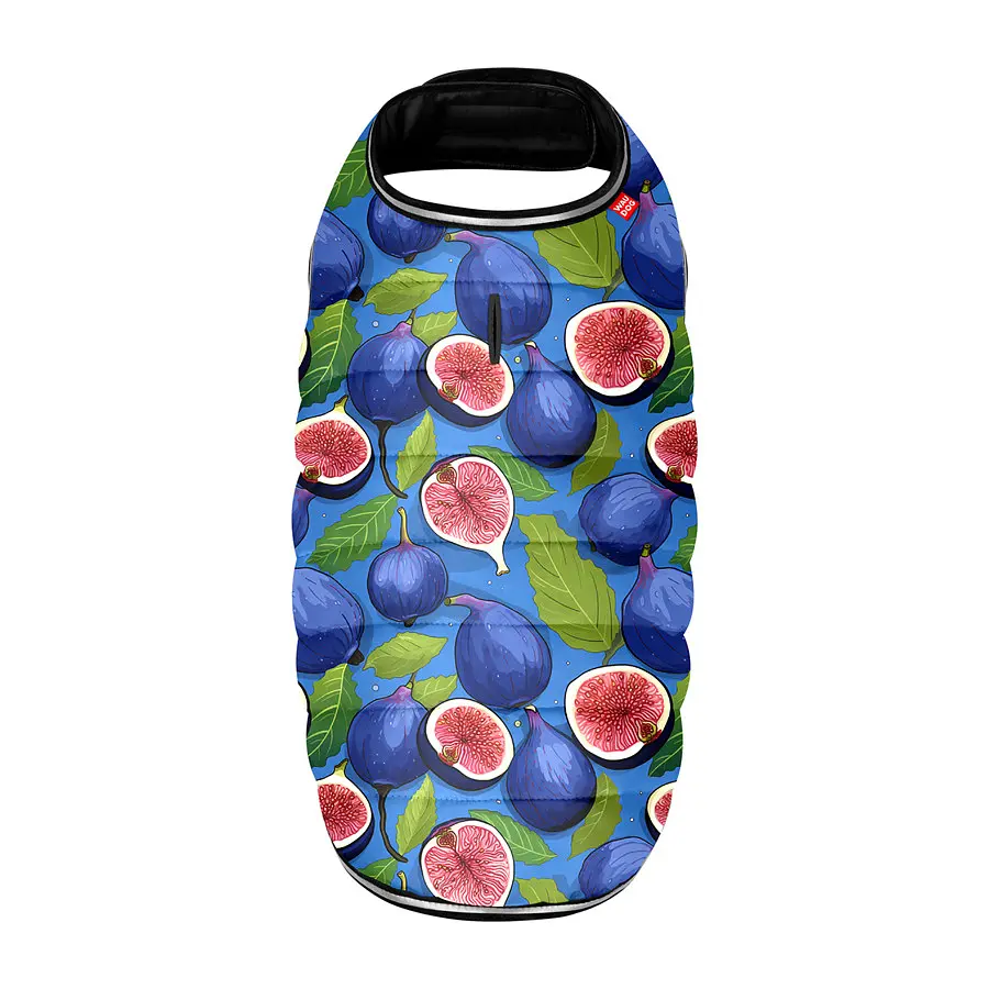 Курточка-накидка для собак Collar Waudog Clothes, рисунок "Инжир", S, А 32 см, B 41-51 см, С 25-35 см - фото 3