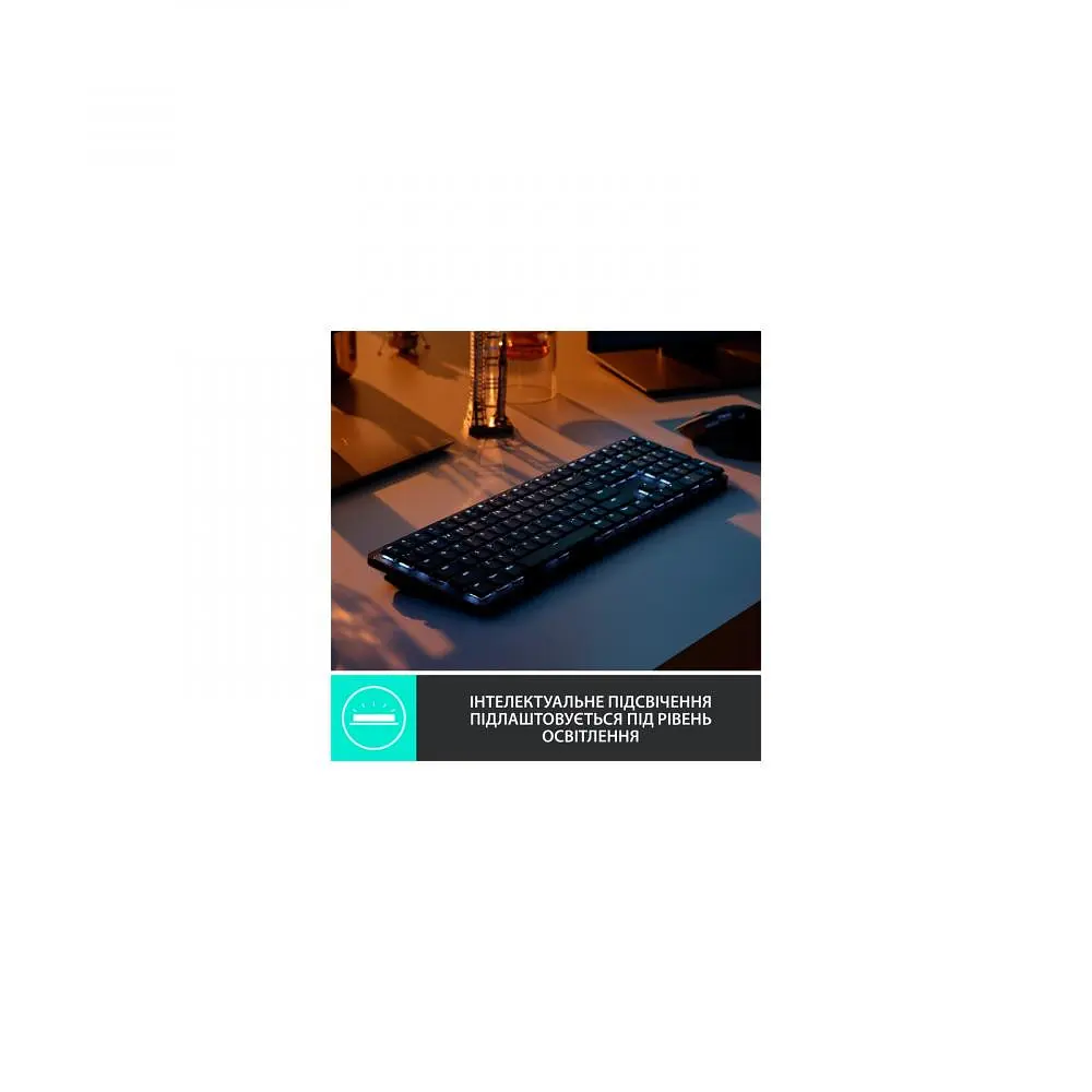 Клавіатура Logitech MX Mechanical Wireless Keyboard (920-010757, 920-010547) - фото 4