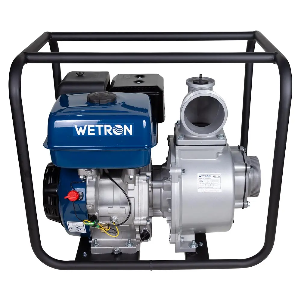 Мотопомпа бензинова Wetron WM100CX (772553) - фото 2