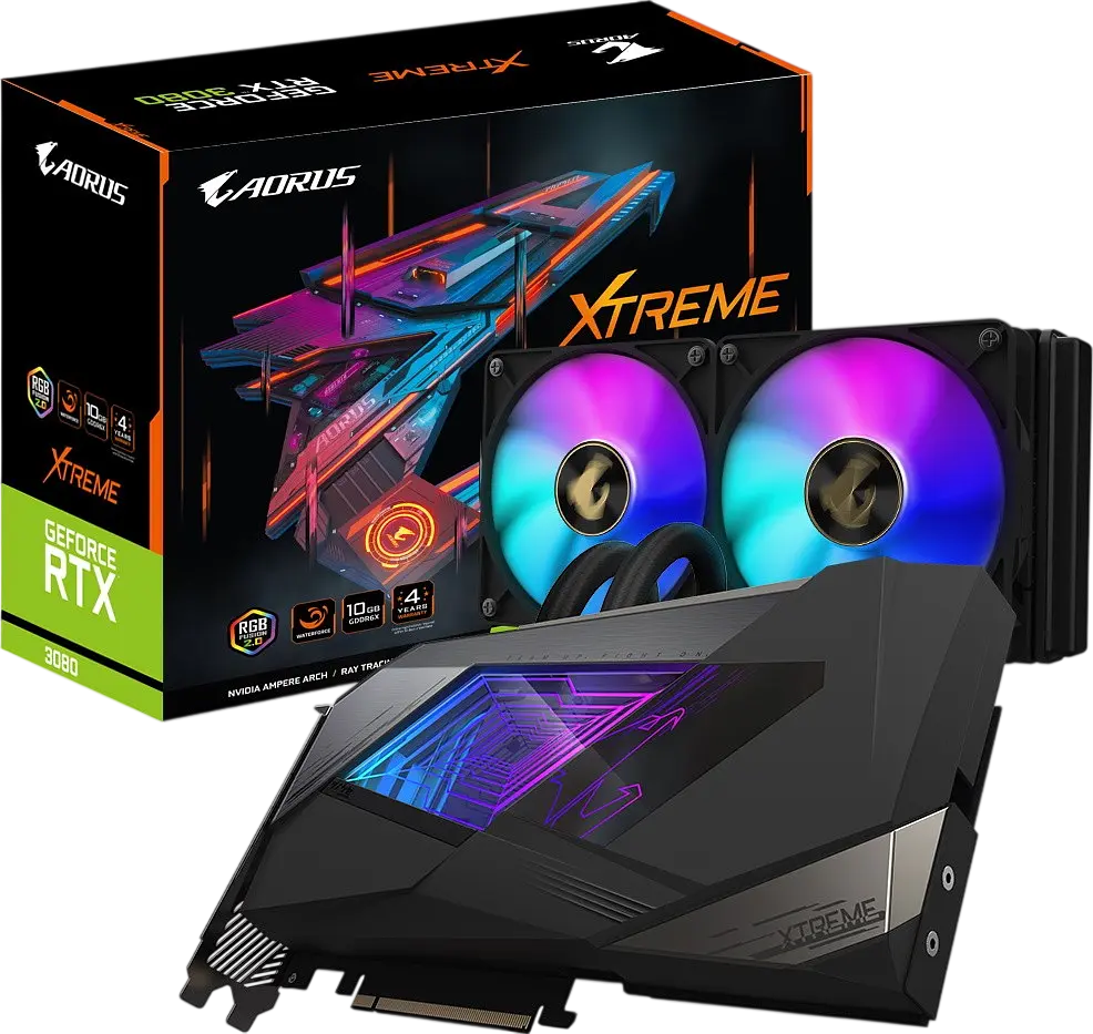 Відеокарта GeForce RTX 3080 10GB Gigabyte Aorus Xtreme Waterforce (GV-N3080AORUSX W-10GD) Б/В - фото 3