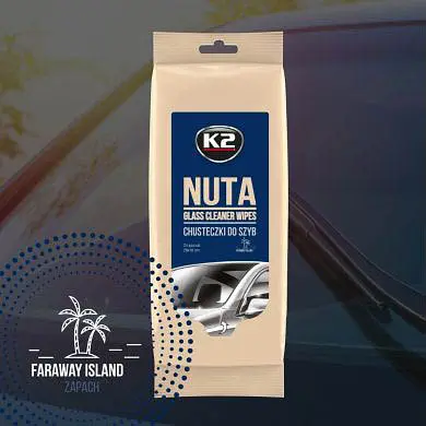 Серветки вологі для очищення скла K2 Nuta Wipes 20х18 см (K500) 24 шт - фото 2
