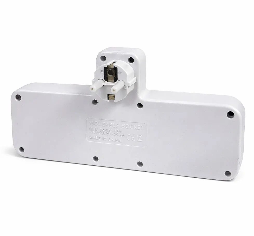 Сетевой фильтр-адаптер Voltronic UL8625 7-in-1, 4x220V-2500W, 2xUSB, 1xType-C PD - фото 3