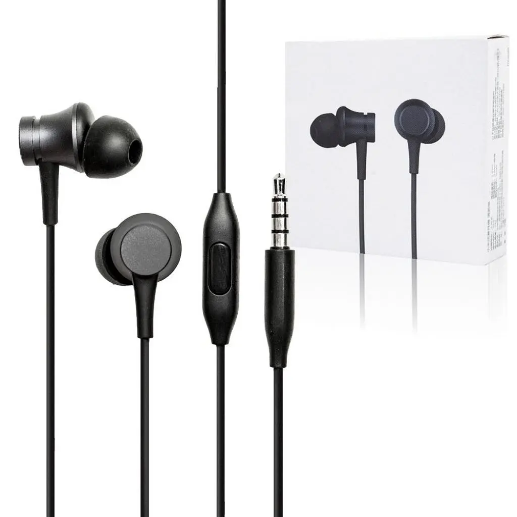 Наушники с микрофоном Xiaomi Piston Fresh Bloom Matte Black - фото 6