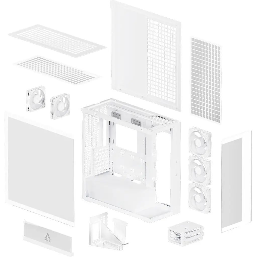 Корпус Arctic Xtender VG без БП White (ACPCC00017A) - фото 4