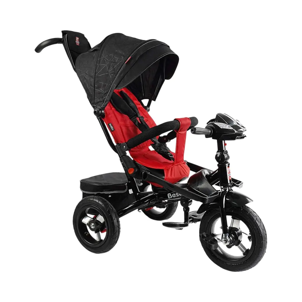 Велосипед 6088 F – 789-05 Best Trike поворотное сиденье, фара музыкальная с usb,bluetooth надувные колеса, пульт включения света и звука (6989151361533) - фото 4