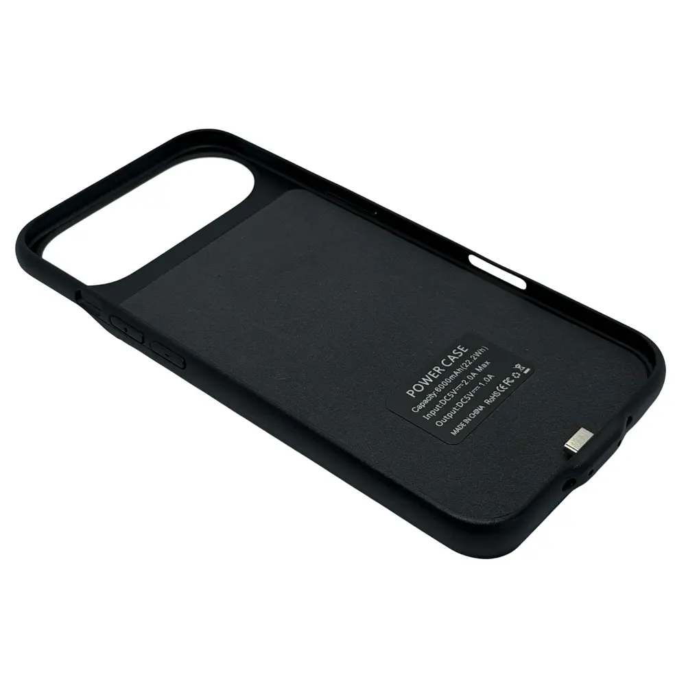 Чохол-акумулятор XON PowerCase для iPhone 17 Air 6000 mAh Чорний (PCBS1117260B 4647) - фото 5