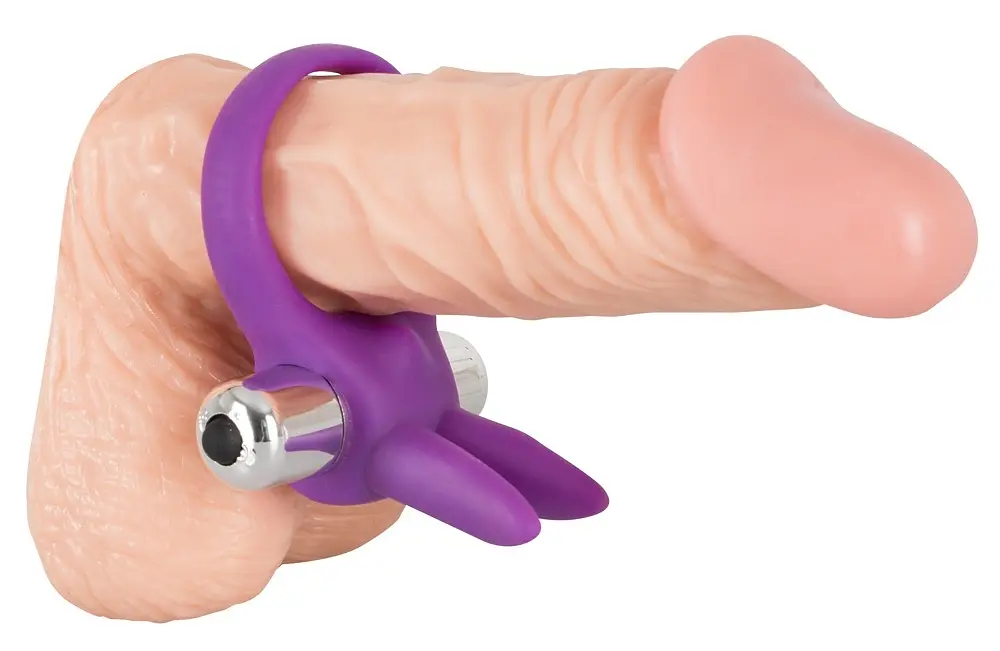 Ерекційне кільце Sweet Smile Cock Ring Rabbit 6.5 см (фіолетовий) - фото 5