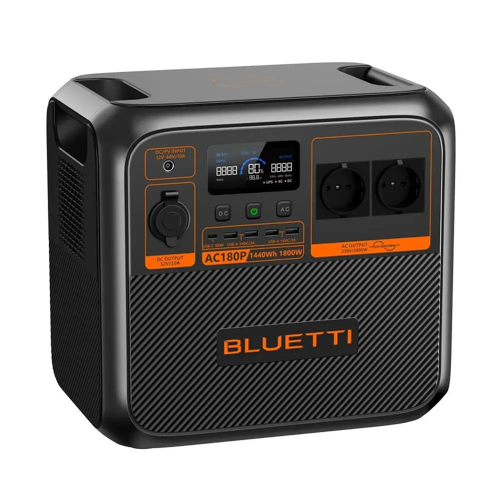Портативная зарядная станция BLUETTI AC180P 1800W - фото 2