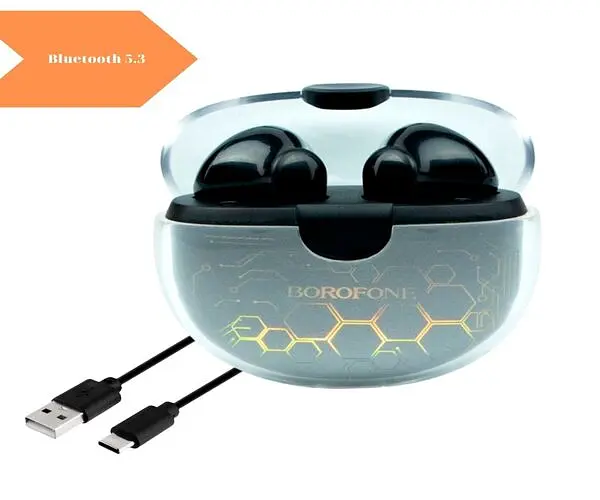 Бездротові Bluetooth навушники в кейсі XPRO BW15 Чорні (38933-01_485) - фото 2