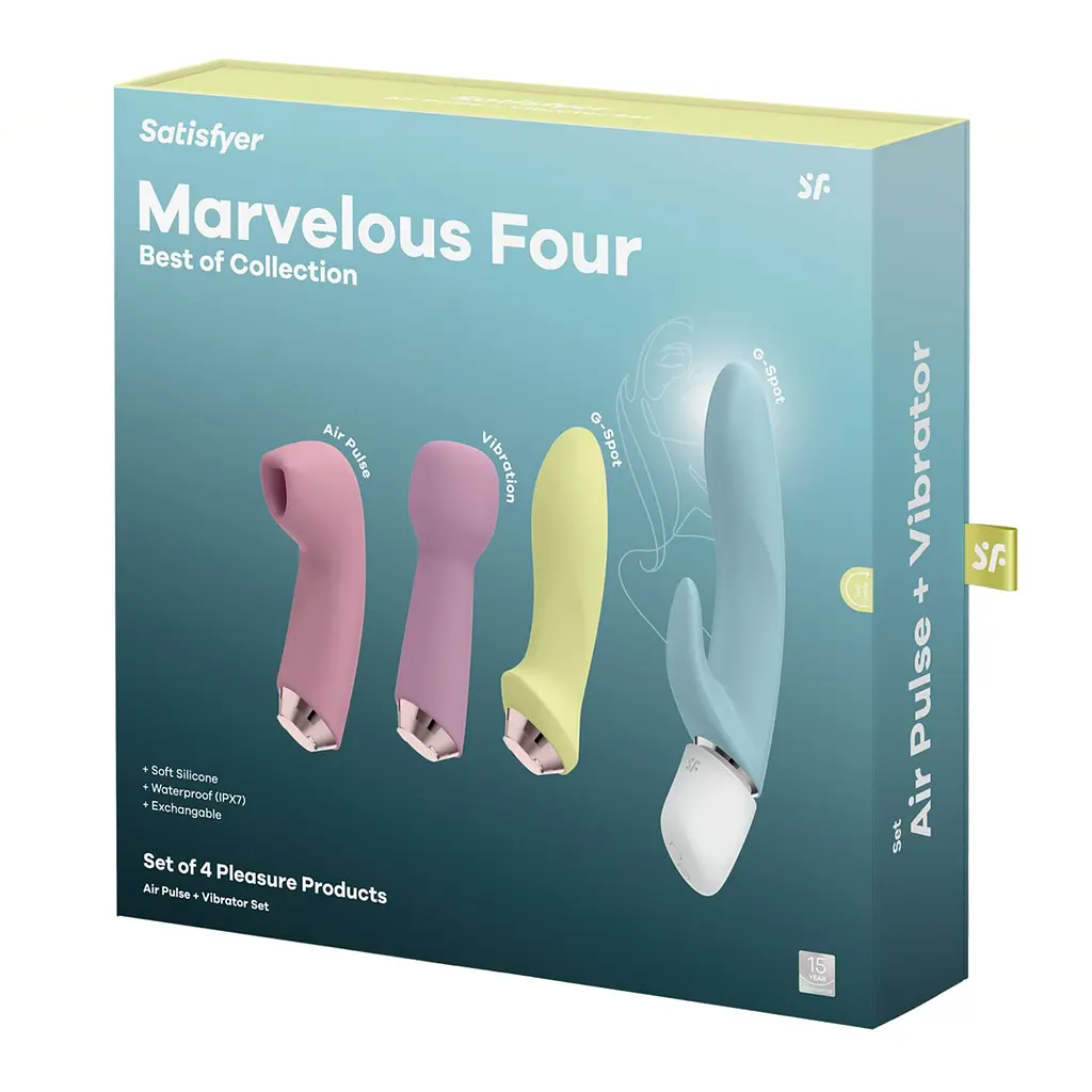 Подарунковий набір секс-іграшок Satisfyer Marvelous Four - фото 7