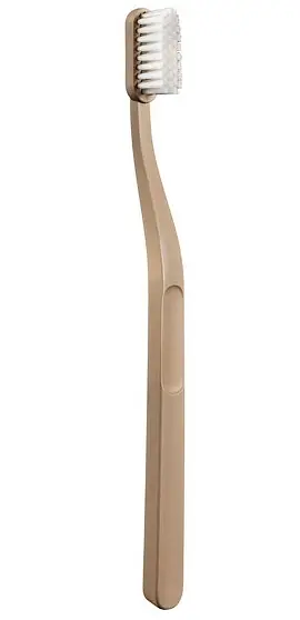 Зубна щітка Jordan Green Clean, середня, бежевий - фото 2