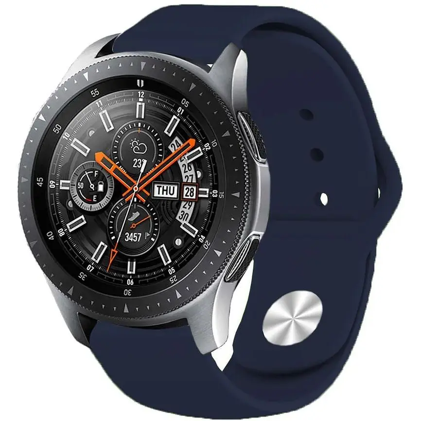 Силиконовый ремешок BeCover для Motorola Moto 360 2nd Gen Men's Blue-Horizon (706259) - фото 3