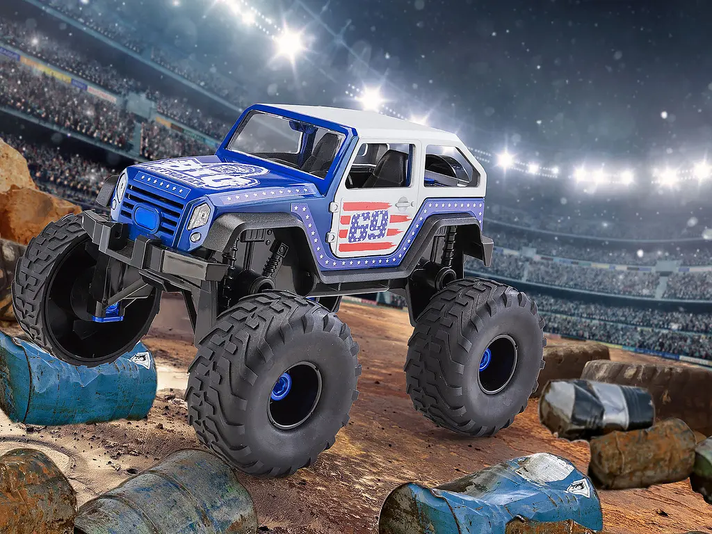 Конструктор Revell машинка Monster Truck 1:20 багатобарвний 00919 - фото 8