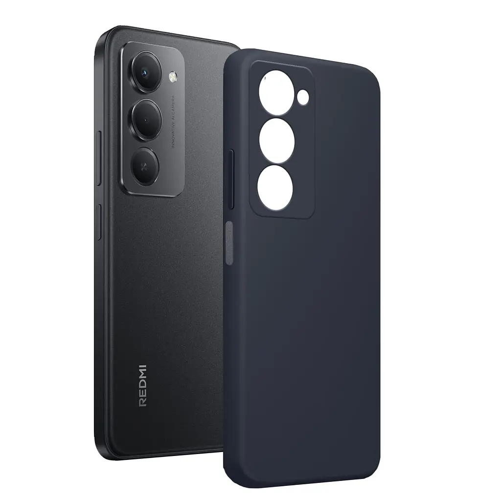 Чохол MAKE Xiaomi Redmi 15 Silicone Midnight Black - фото 4