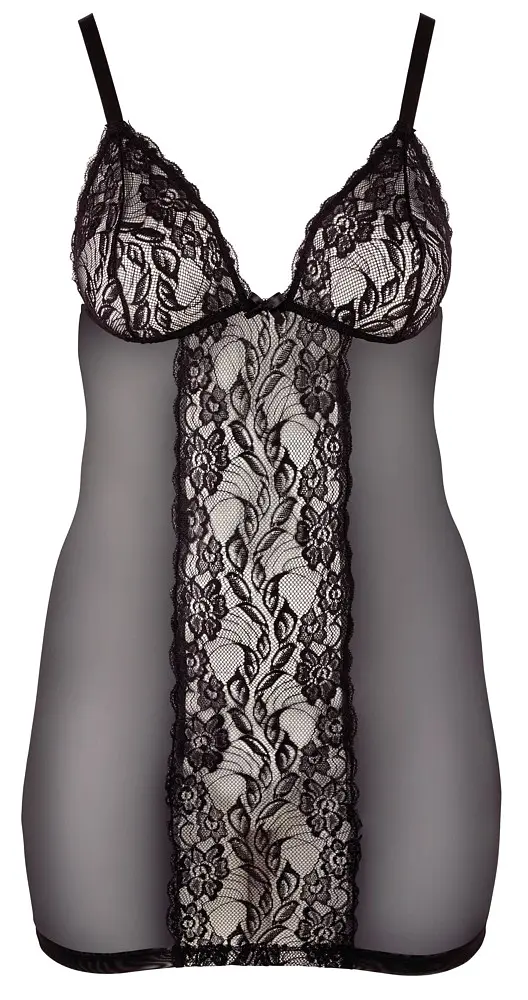 Сорочка Cottelli Curves Lingerie, XL (чорний) - фото 5
