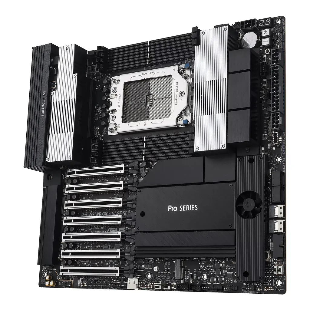 ASUS Материнська плата PRO WS WRX90E-SAGE SE sTR5 WRX90 8xDDR5 M.2 EEB - фото 5