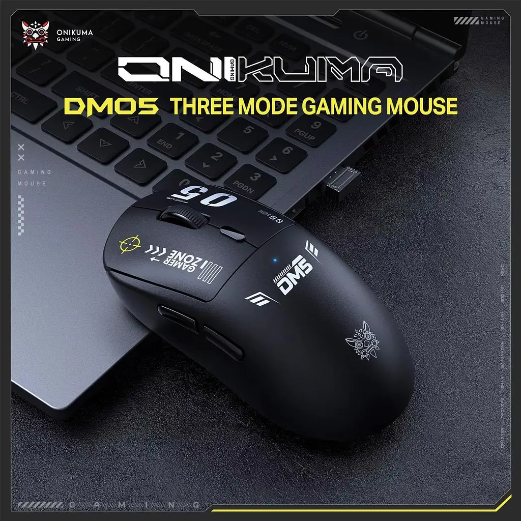 Компьютерная мышка Onikuma CW-905 Pro 12800 DPI Bluetooth 2.4GHz аккумуляторная для ПК и ноутбука - фото 3