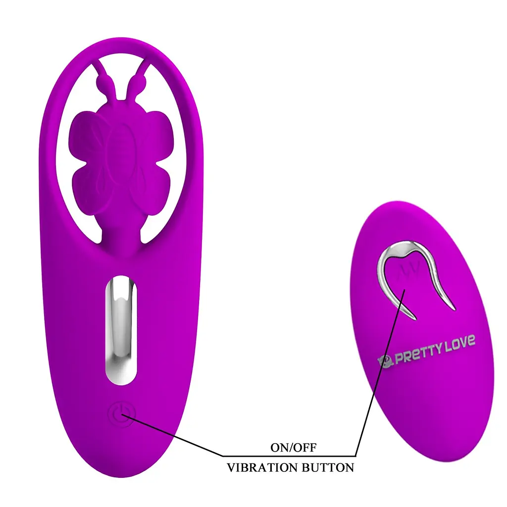 Вібропуля PRETTY LOVE DANCING BUTTERFLY PRETTY LOVE BW-022070ZW 98612 - фото 4