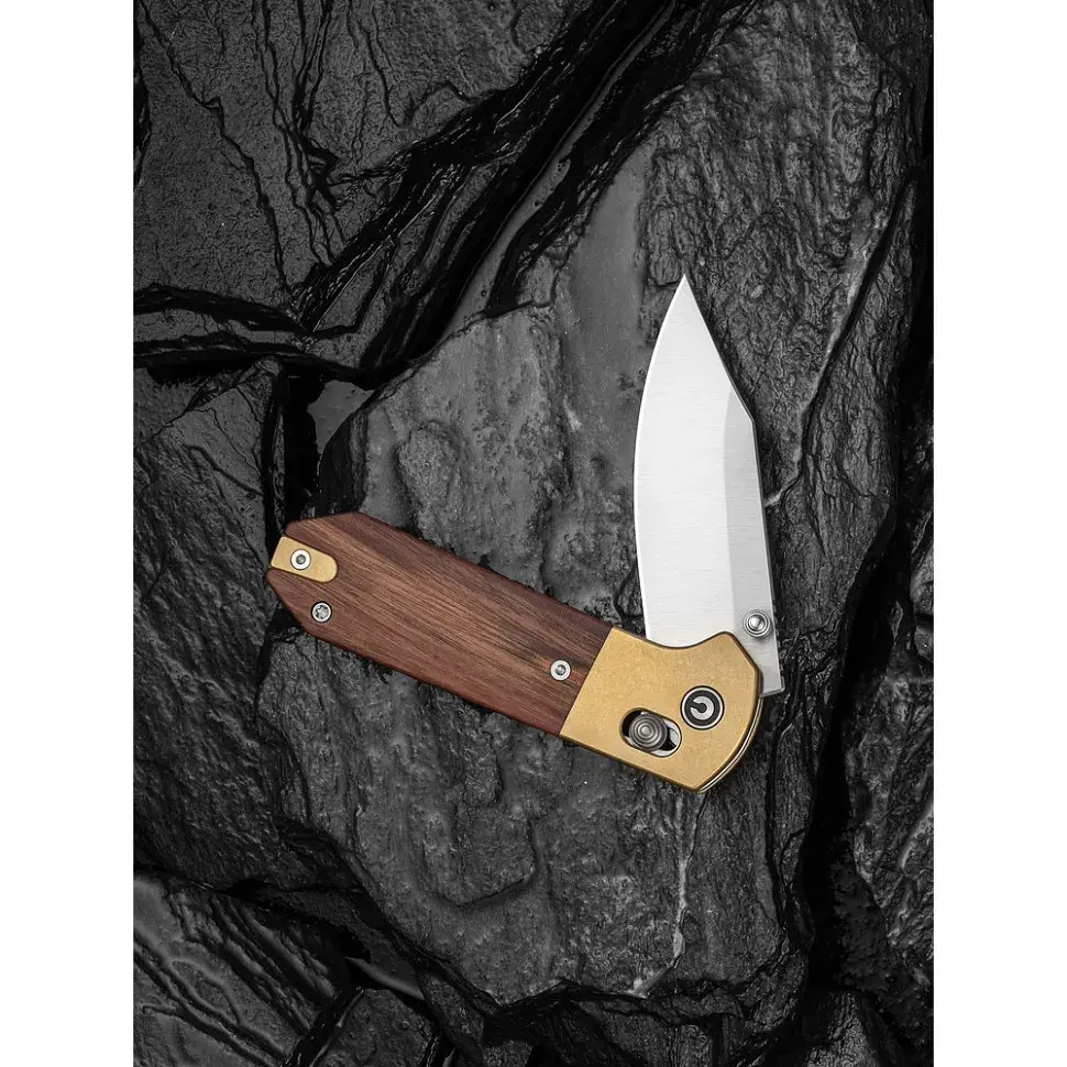 Ніж складаний кишеньковий Civivi Yonder Clip Point (7.3 см) 14C28N / Wood and Brass натуральний - фото 10