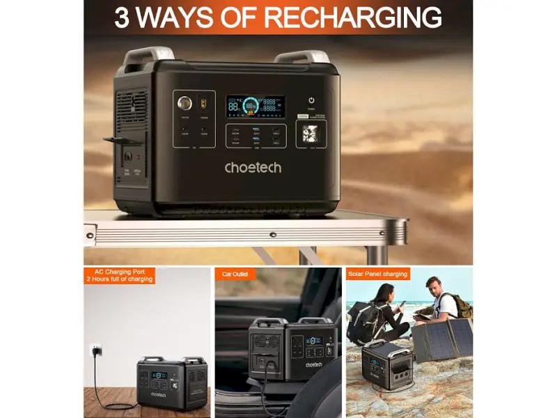 Зарядна станція Choetech 2000Wh (BS006) - фото 6