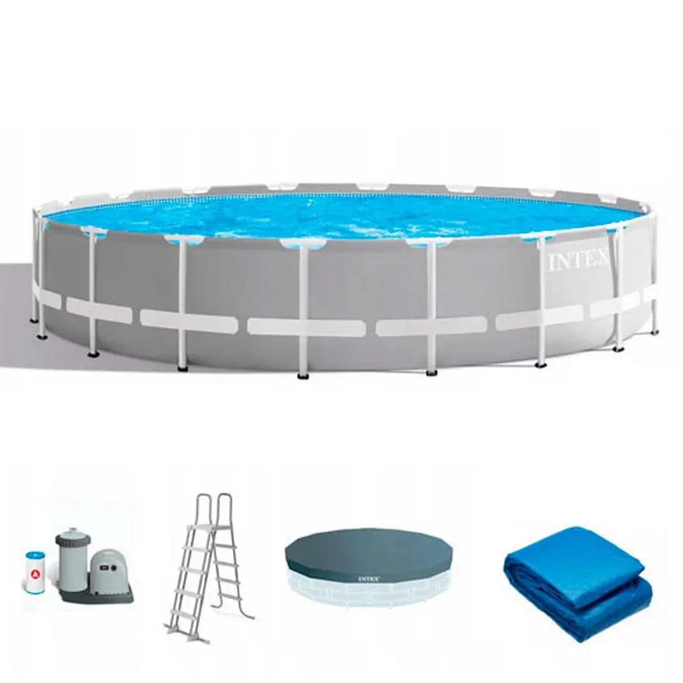 Басейн каркасний Intex 26756 (610-132см), 32695 л - фото 2