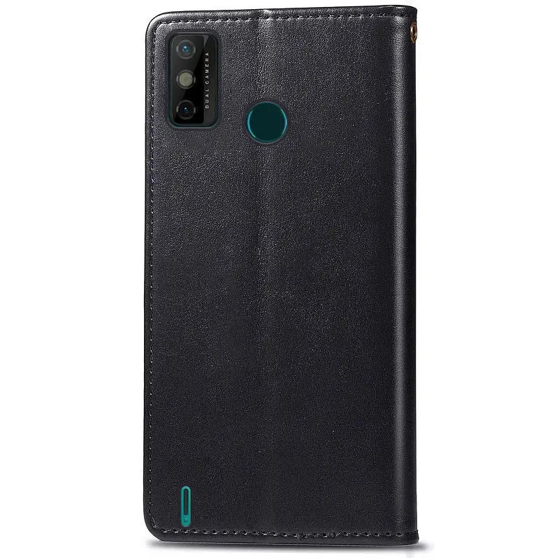 Шкіряний чохол-книжка GETMAN Gallant (PU) для TECNO Spark 6 Go Чорний - фото 2
