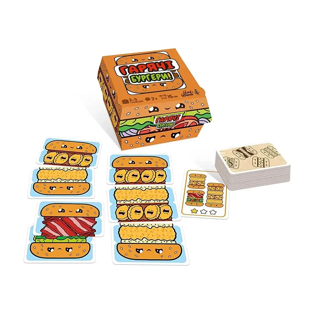Настільна гра Lord of Boards Гарячі Бургери (Burger ASAP) (LOB2319UA/MIXBUR01UA) - фото 2