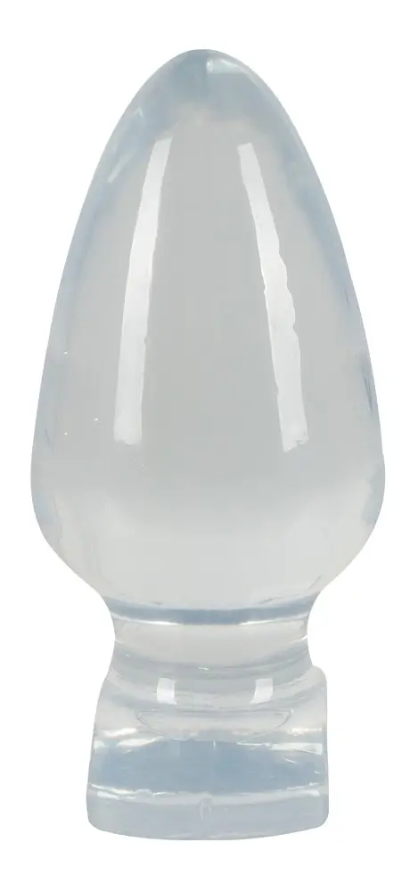 Анальна пробка Crystal Clear Big Plug 13 см (прозорий) - фото 2
