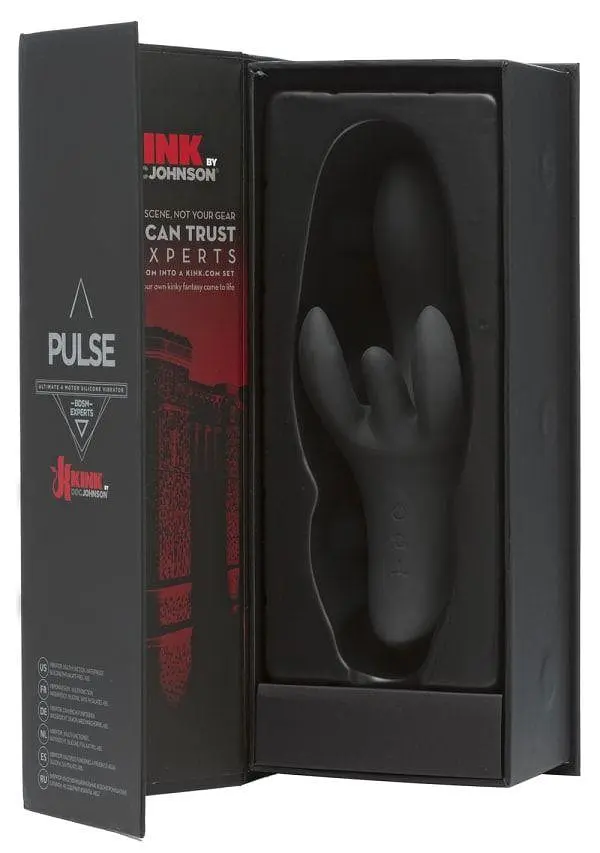 Вібратор-кролик Doc Johnson Kink Pulse Ultimate: 4 Мотори, Силікон, для Екстремальної Подвійної Стимуляції - фото 4