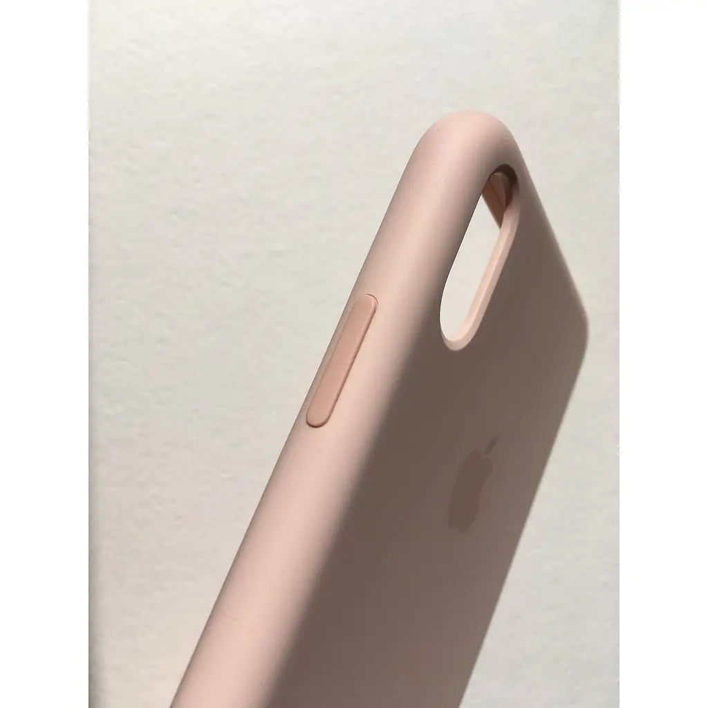 Оригінальний силіконовий чохол Apple Silicone Case для iPhone XS Max (6.5") Pink Sand MTFD2LL/A - фото 3
