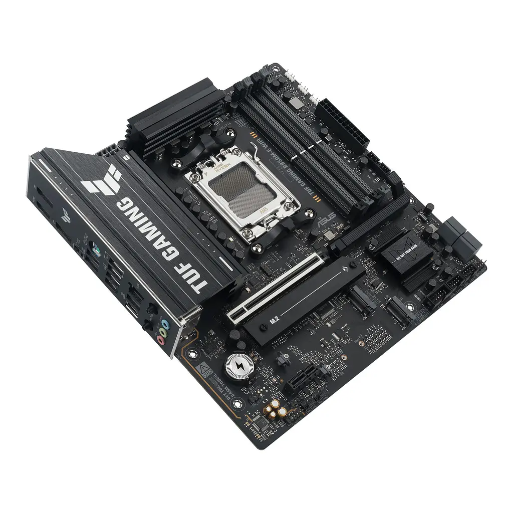 Материнcька плата TUF GAMING B850M-E WIFI sAM5 B850 4xDDR5 M.2 HDMI DP Wi-Fi BT mATX Asus teh0019086 - фото 5