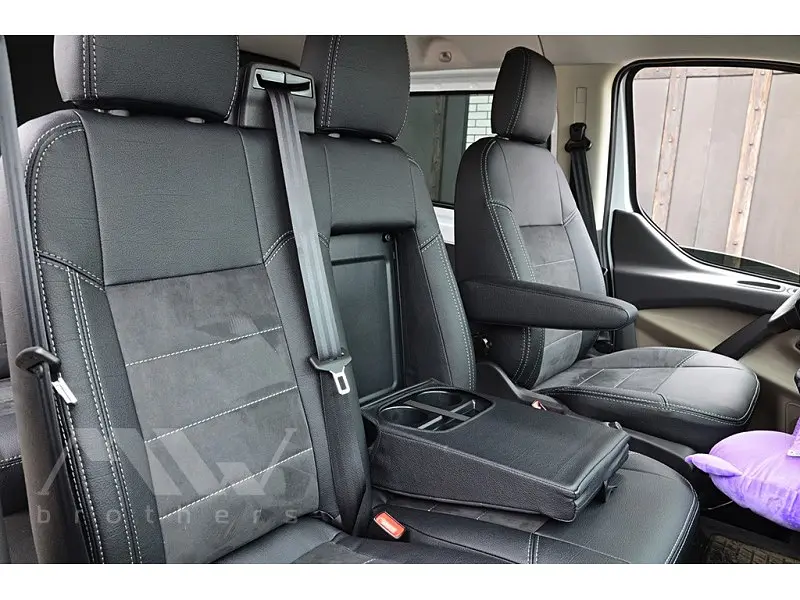 Авточохли модельні MW Brothers для Ford Transit Custom (1+2) c 2012-2023 Серія Leather Style - фото 5