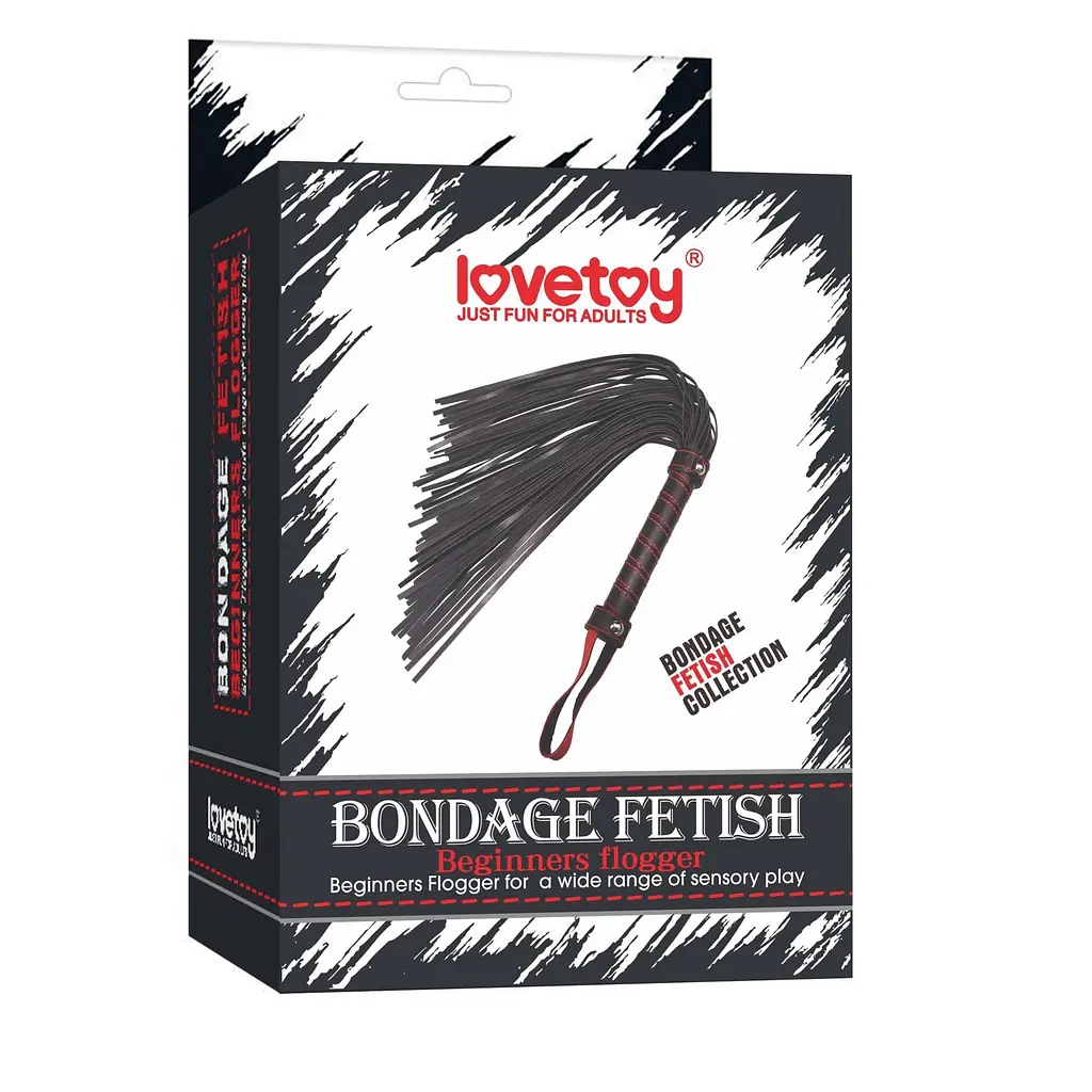 Батіг LoveToy Bondage Fetish Beginners Flogger - фото 5