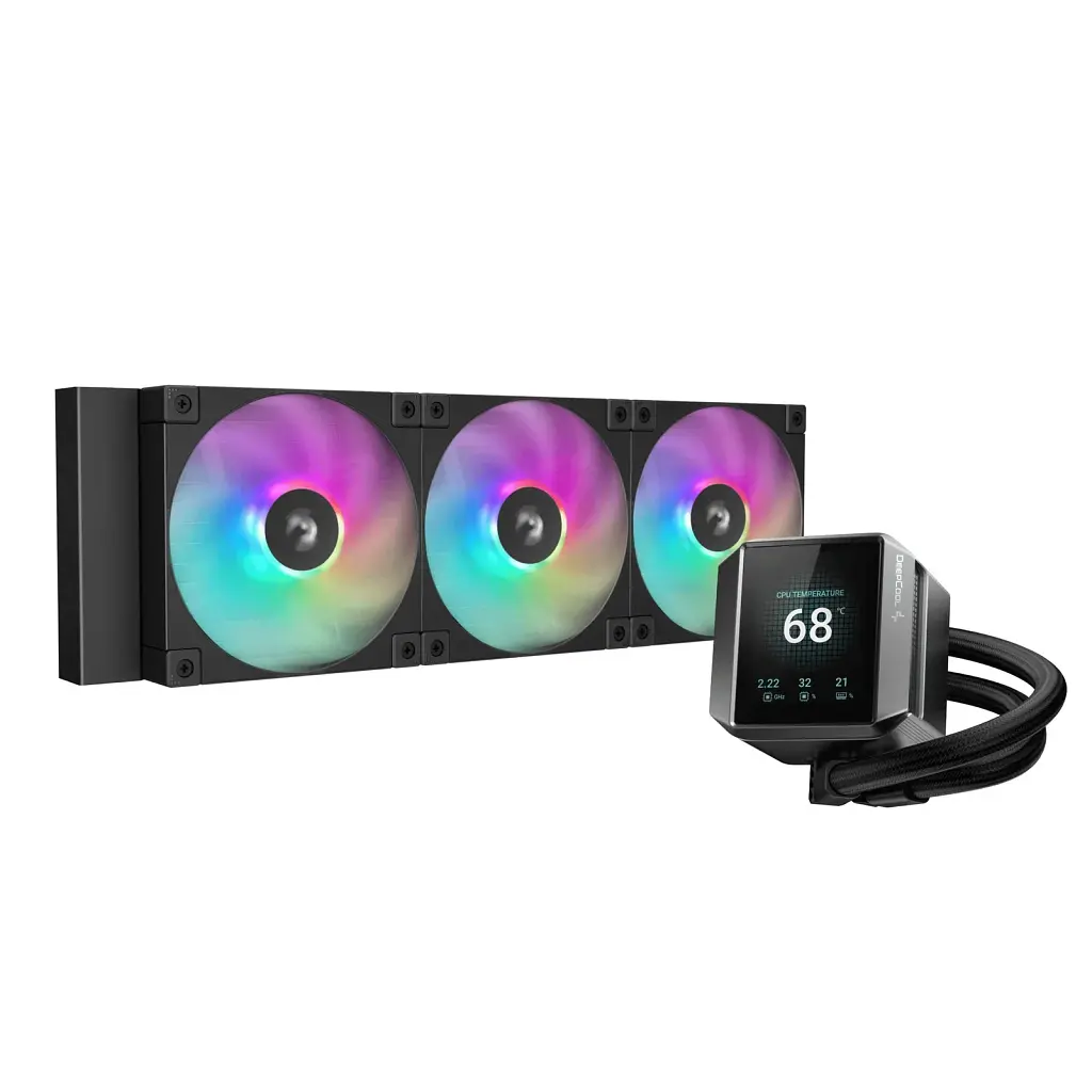 Система рідинного охолодження Deepcool Mystique 240 ARGB Black (R-LX550-BKADSNC-G-1) - фото 2