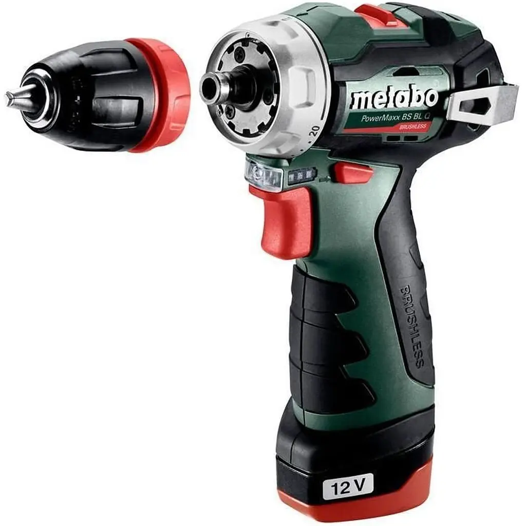 Дрель-шуруповерт Metabo PowerMaxx BS BL Q (601749500) [119773] - фото 2
