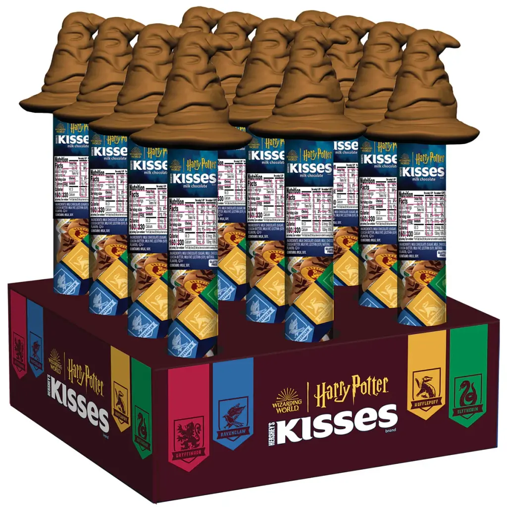 Шоколадні цукерки Hershey's Kisses Milk Chocolate Harry Potter Halloween Candy Cane 59 г - фото 8