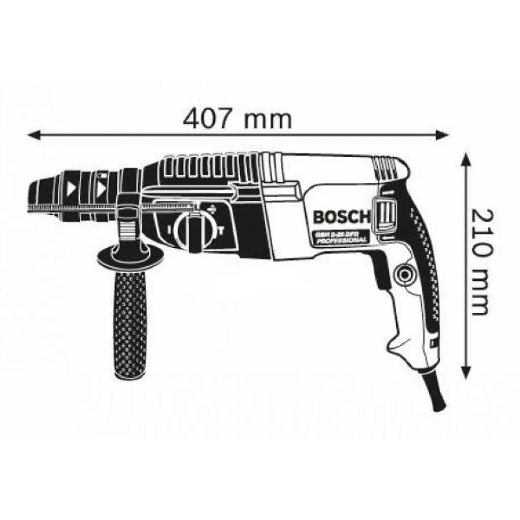 Перфоратор Bosch GBH2-26DFR (0.611.254.768) - фото 3