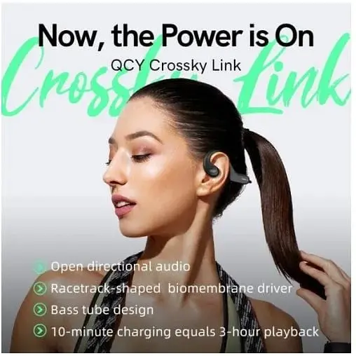 Навушники QCY Crossky Link T22 чорні - фото 5