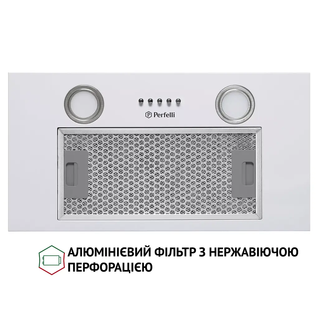 Витяжка повновбудована Perfelli BI 5652 WH 1000 LED - фото 2