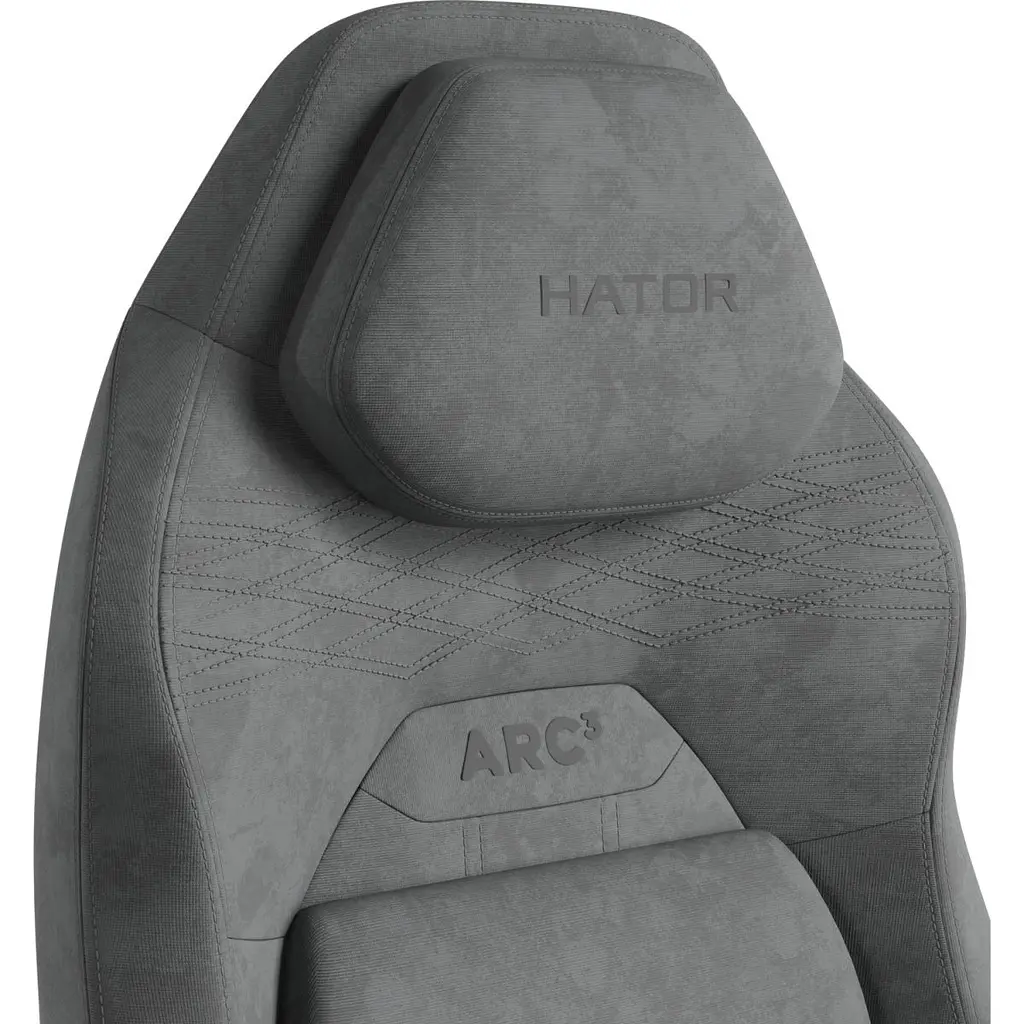 Геймерське крісло Hator Arc 3 L Velour Grey (HTC3446L) [170586] - фото 8