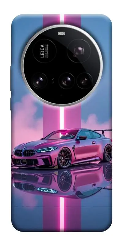 TPU чохол Demsky Pink neon car для Xiaomi 15 Ultra