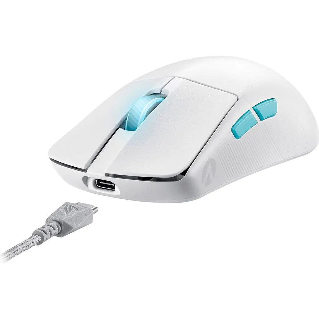 Миша Asus ROG Harpe Ace Aim Lab Edition White (90MP02W0-BMUA10) [96115] - фото 6