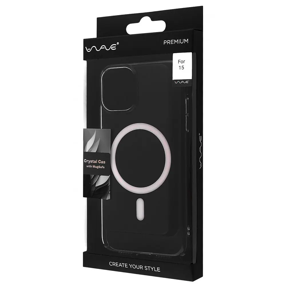Чохол WAVE Premium Crystal Case with Magnetic Ring iPhone 15 - фото 2