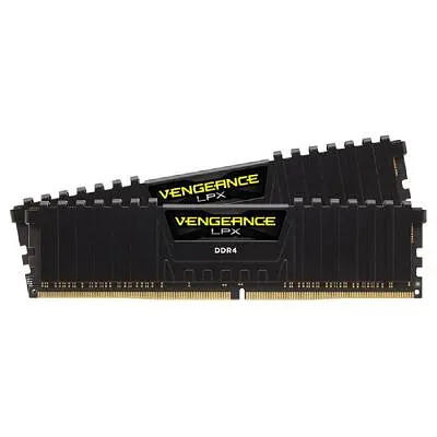 Модуль пам'яті для комп'ютера DDR4 16GB (2x8GB) 2400 MHz Vengeance LPX Black Corsair (CMK16GX4M2A2400C14) - фото 2