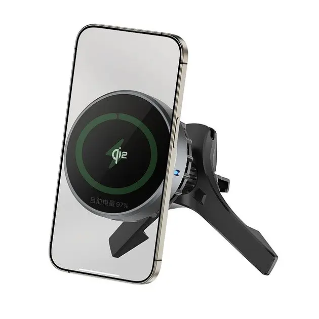 Холдер держатель + беспроводное зарядное Wiwu CH-319 Qi2.0 Car Wireless Charger - фото 2