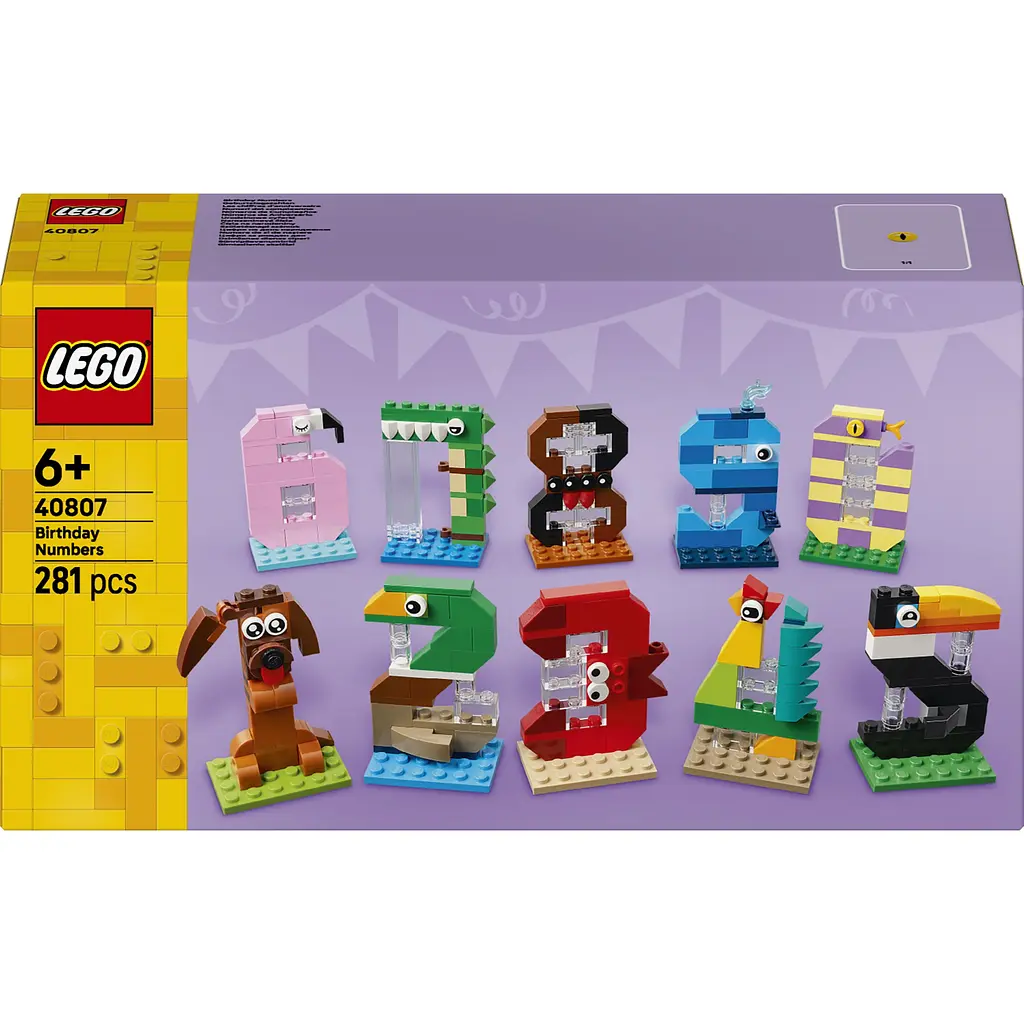 Конструктор LEGO Цифри на день народження (40807) - фото 2