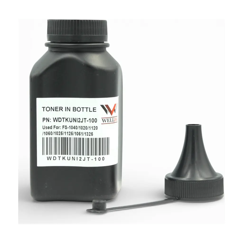 Тонер Kyocera TK-1110/1120, TOMOEGAWA, 100г Welldo (WDTKUNI2JT-100) - фото 2